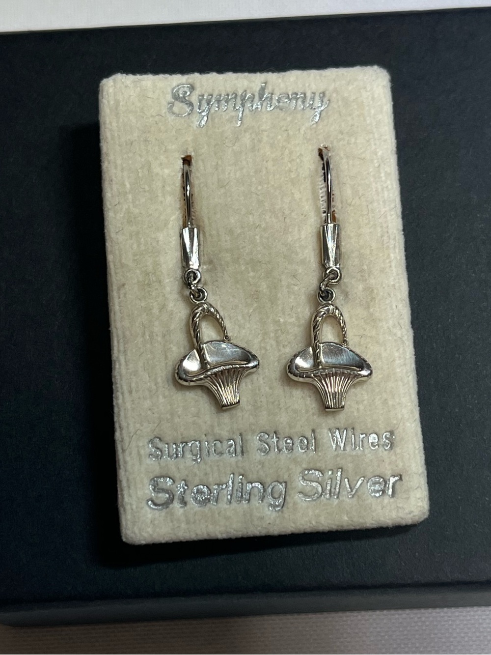 New Kordes & Lichtenfels Germany (K&L) Sterling silver drop earrings